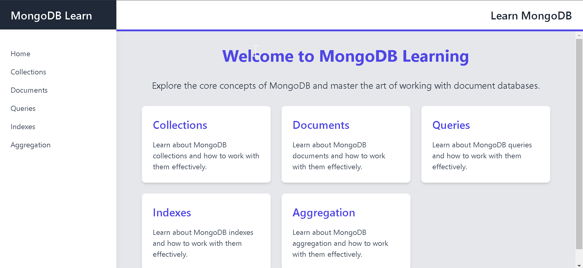 Screenshot of MongoHub